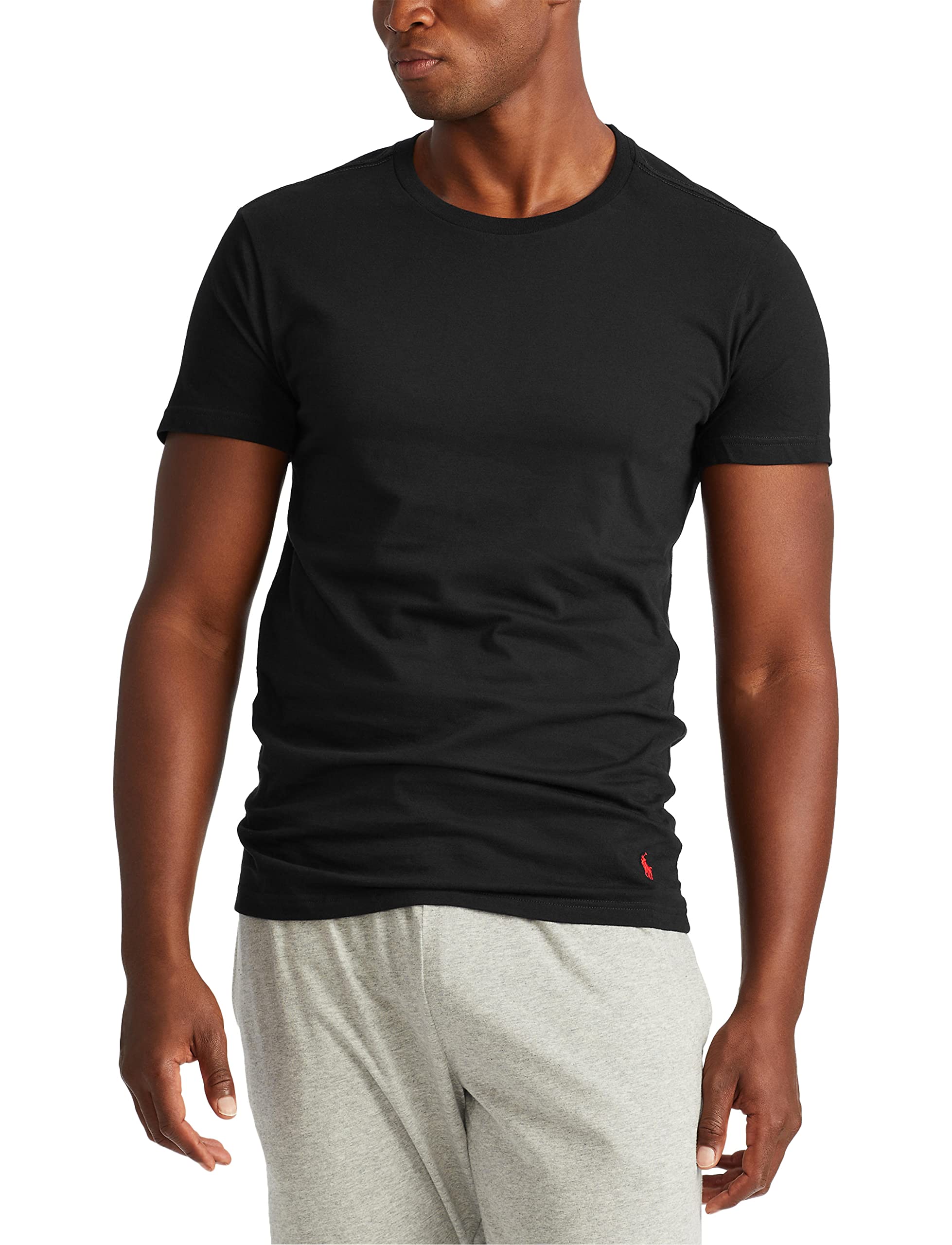 Foto 4 pulgar | Camisetas Polo Ralph Lauren, Ajustadas Y Con Cuello Redondo, Para Hombre, Paquete De 3 - Venta Internacional.