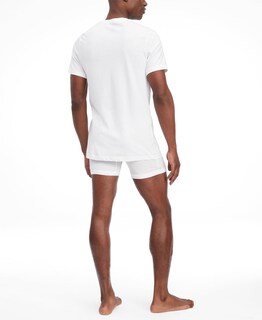 Foto 5 | Camiseta Tommy Hilfiger De Algodón Con Cuello En V Para Hombre, Paquete De 3 Unidades, Color Blanco - Venta Internaci