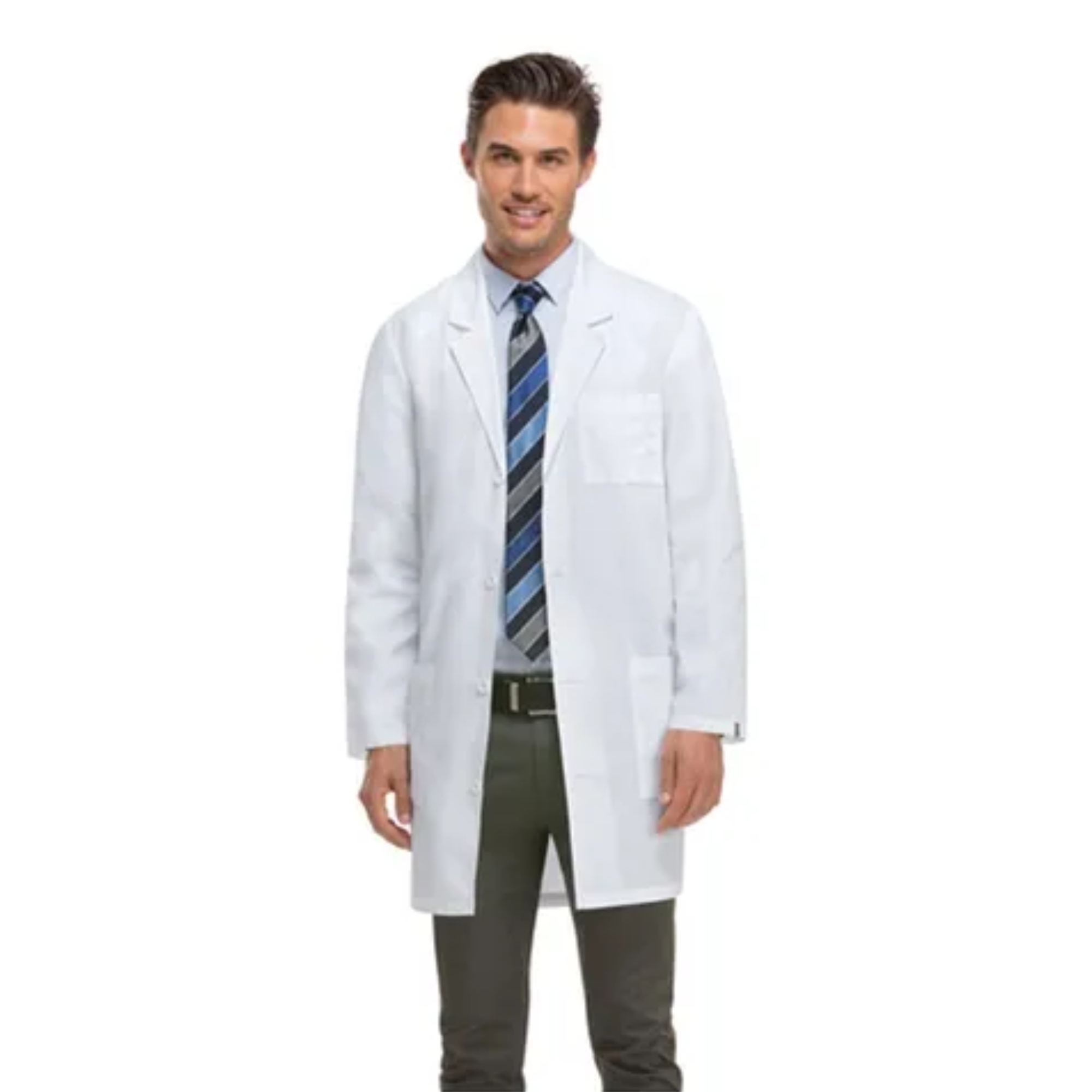 Foto 4 pulgar | Bata Laboratorio Blanca Uniforme Médico 100% Algodón Unisex