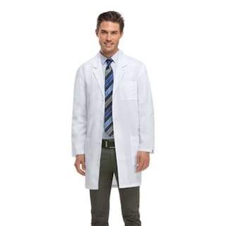 Foto 3 | Bata Laboratorio Blanca Uniforme Médico 100% Algodón Unisex