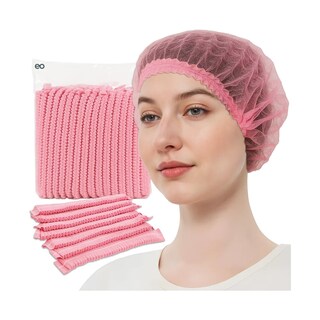 Foto 1 | 200 Piezas Gorra Plisada Gorra Plisada Desechable Eo Safe Imports Esi-19407 Rosa