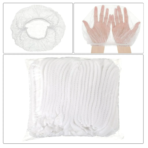 Foto 4 | Xtellar Gorro De Protección Plisado Desechable Extra Cómodo - Paquete De 200 Unidades