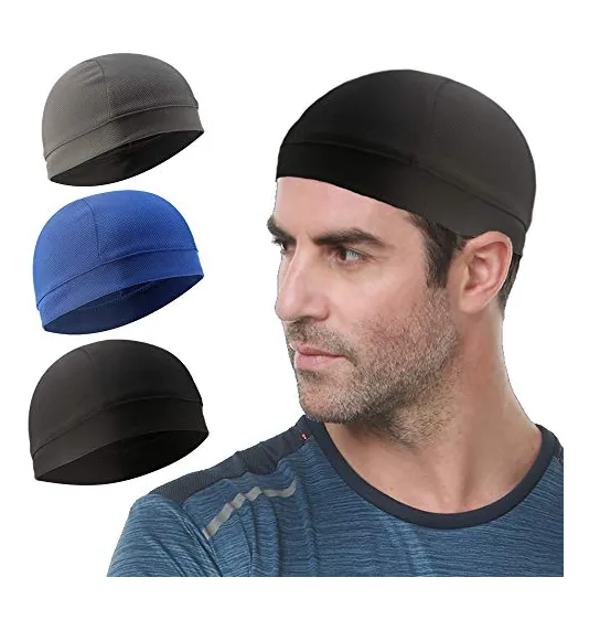 Foto 2 | 3pz Forro Para Casco Para Absorber El Sudor Gris  Azul Y Negro