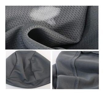 Foto 4 | 3pz Forro Para Casco Para Absorber El Sudor Gris Azul Y Negro