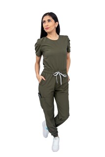 Foto 1 | Pijama Quirúrgica Antifluido Scrub Verde para Mujer