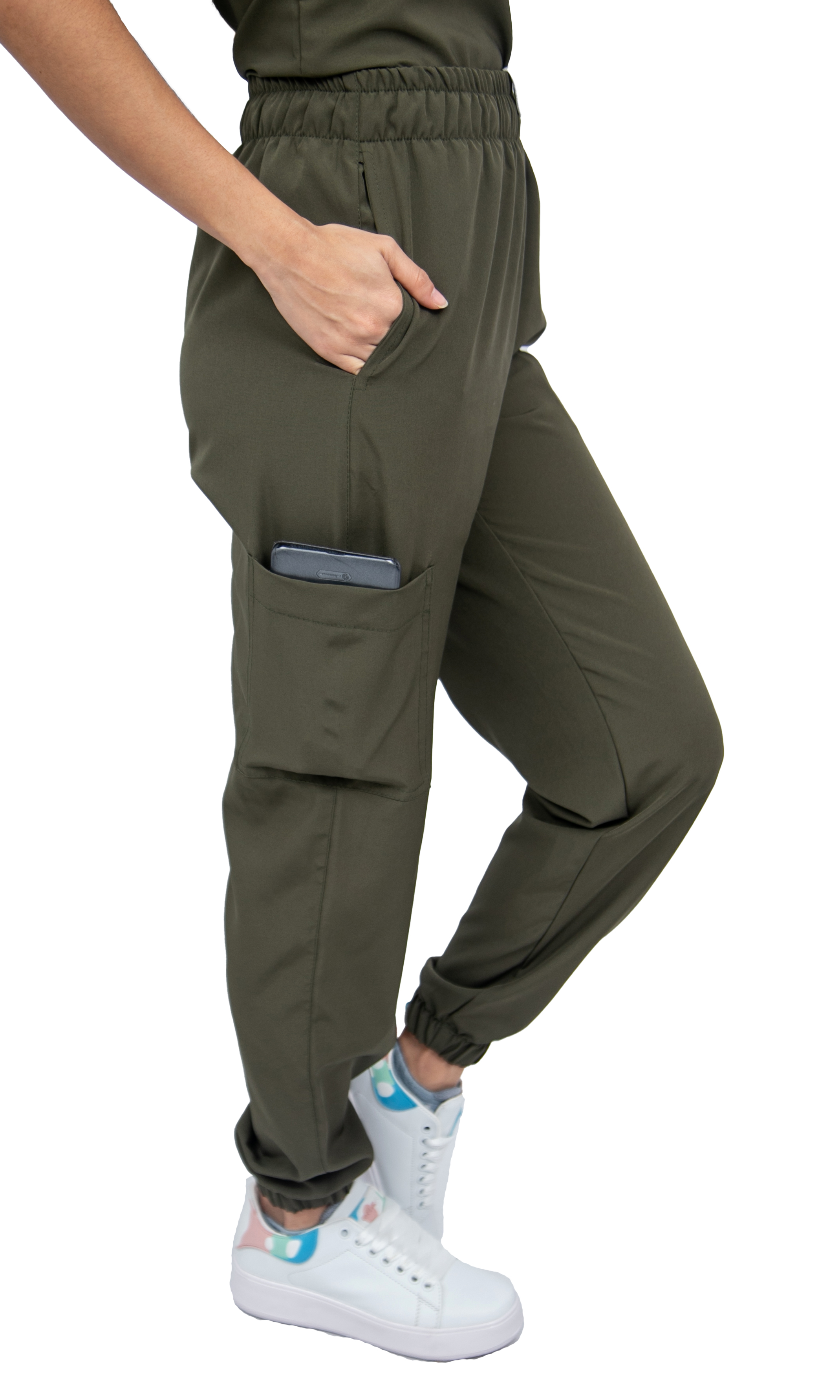 Foto 5 pulgar | Pijama Quirúrgica Antifluido Scrub Verde para Mujer