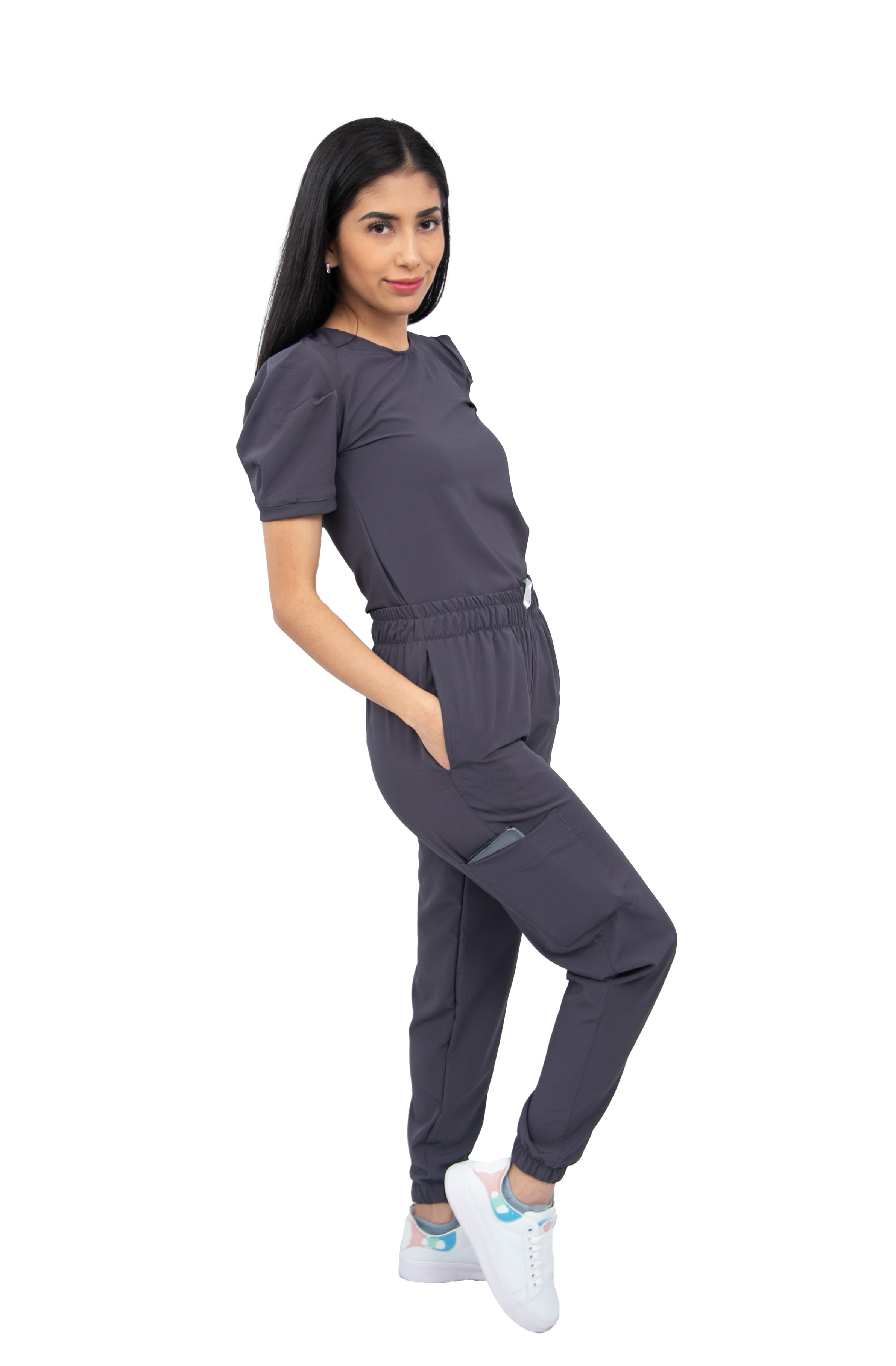 Foto 4 pulgar | Pijama Quirúrgica Jogger Stretch Antifluido Scrub Eliz Kolorum Oxford