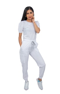 Foto 1 | Pijama Quirúrgica Antifluido Scrub Blanca para Mujer