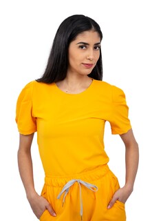 Foto 2 | Pijama Quirúrgica Mujer Jogger Stretch Antifluido Scrub Eliz Kolorum Mango