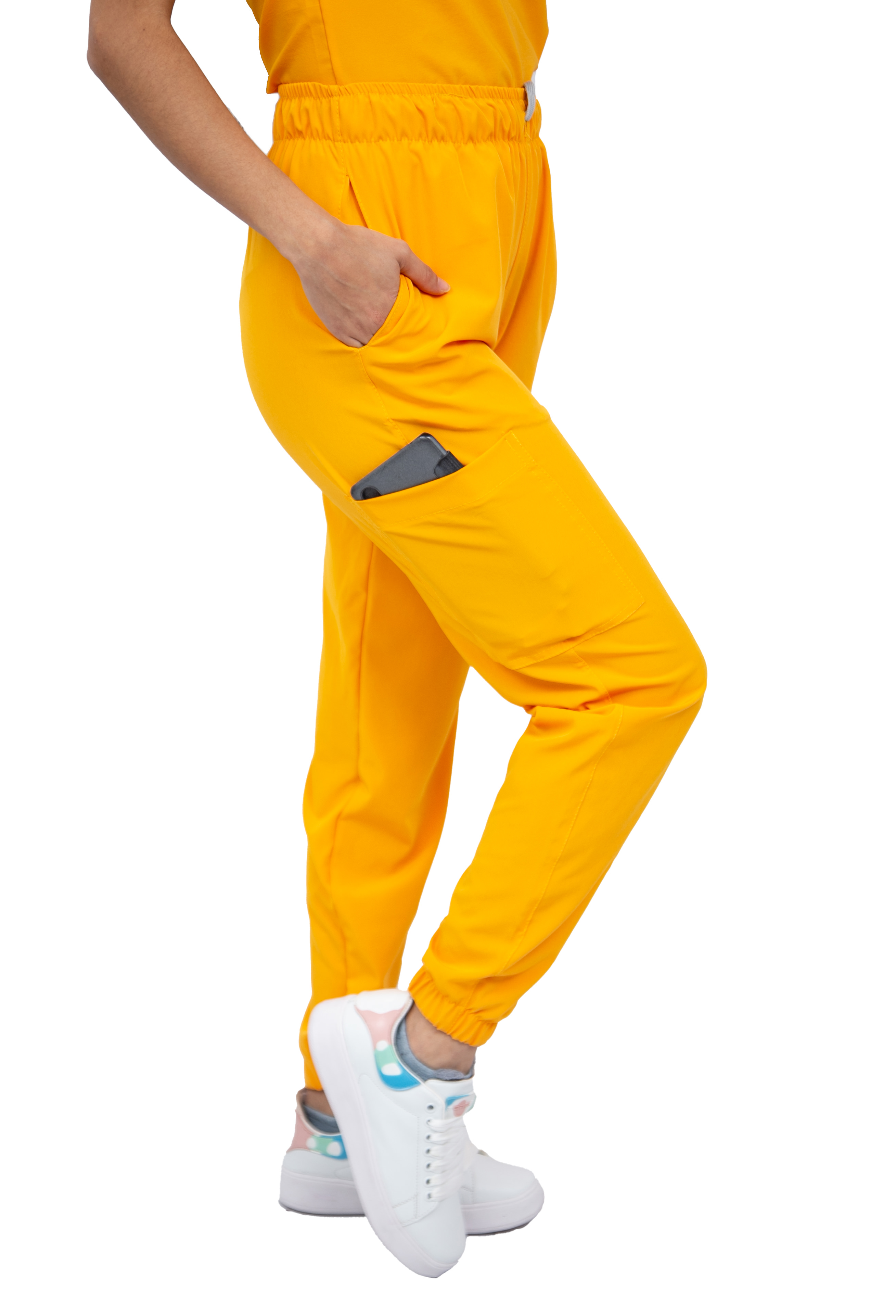 Foto 5 pulgar | Pijama Quirúrgica Mujer Jogger Stretch Antifluido Scrub Eliz Kolorum Mango