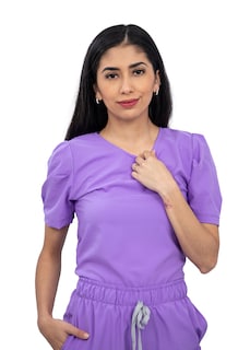 Foto 2 | Pijama Quirúrgica de Mujer Stretch Antifluido Scrub Eliz Lila