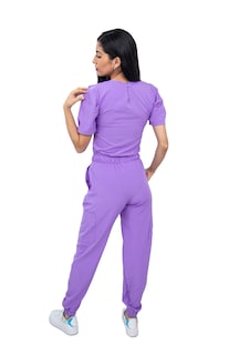 Foto 5 | Pijama Quirúrgica de Mujer Stretch Antifluido Scrub Eliz Lila