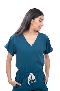 Foto 2 | Pijama Quirúrgica Jogger Azul para Mujer