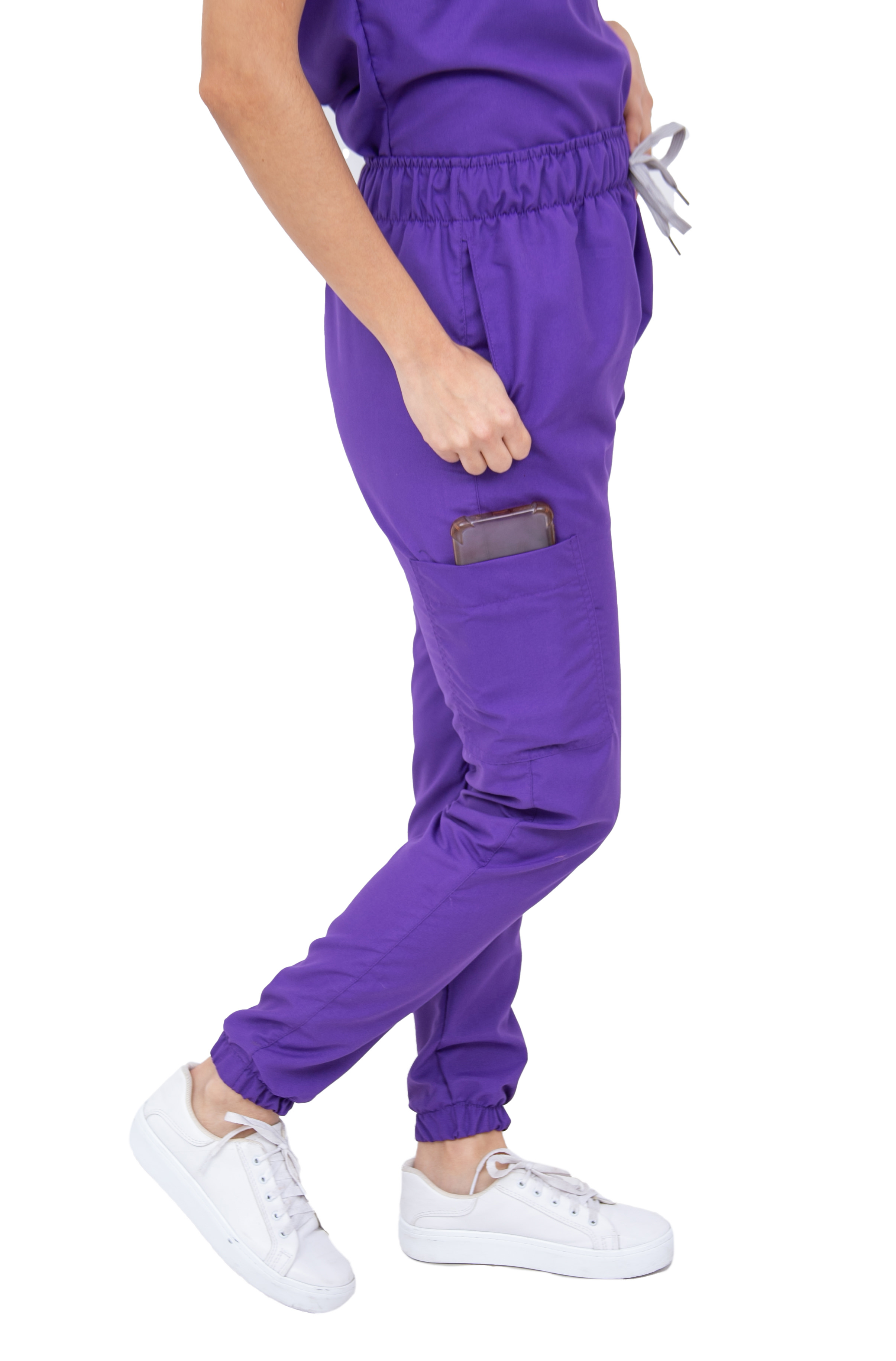 Foto 4 | Pijama Quirúrgica Jogger Antifluidos Mvsb Kolorum Morado para Mujer