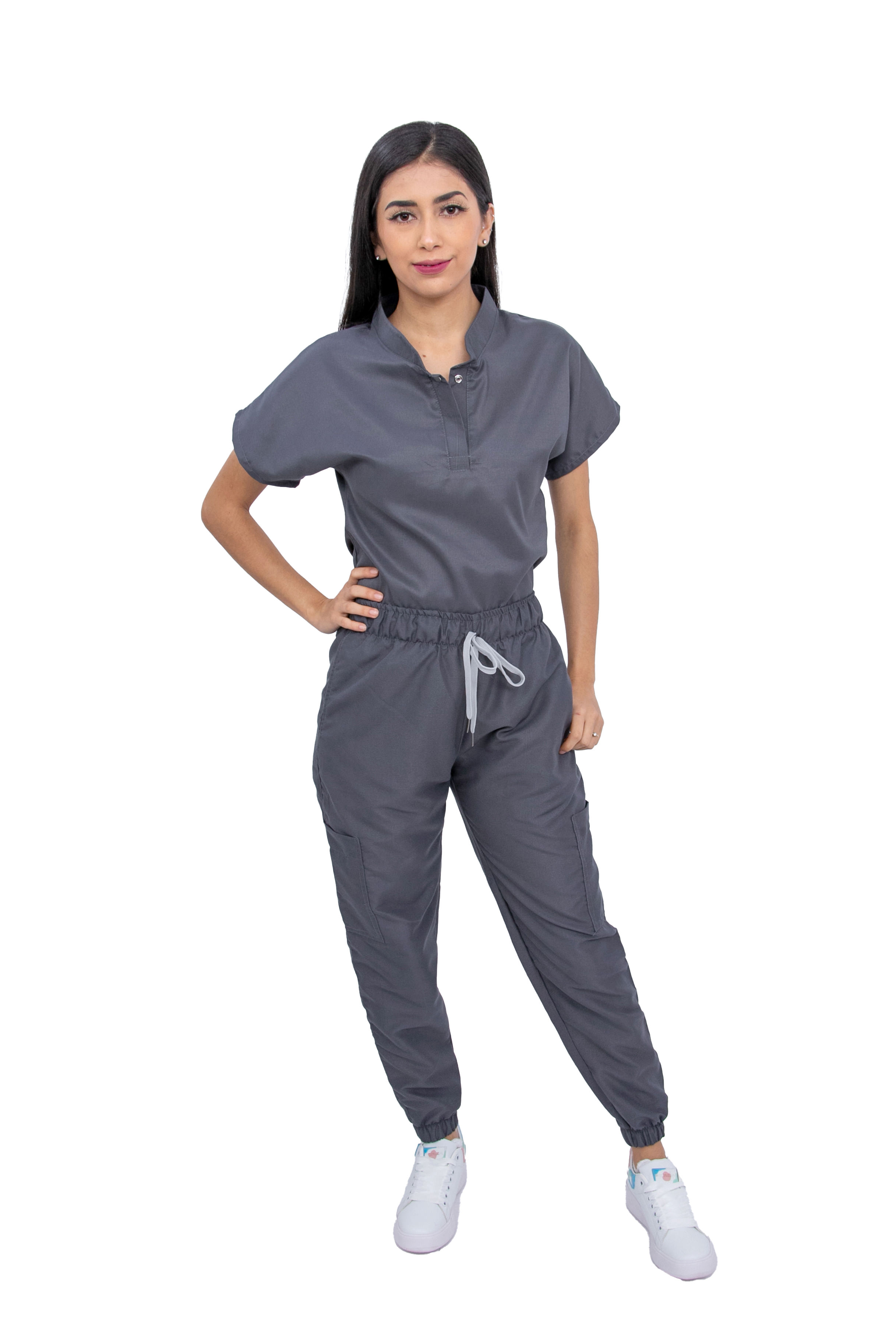Foto 2 pulgar | Uniforme Quirúrgico Jogger Stretch Kolorum Gris