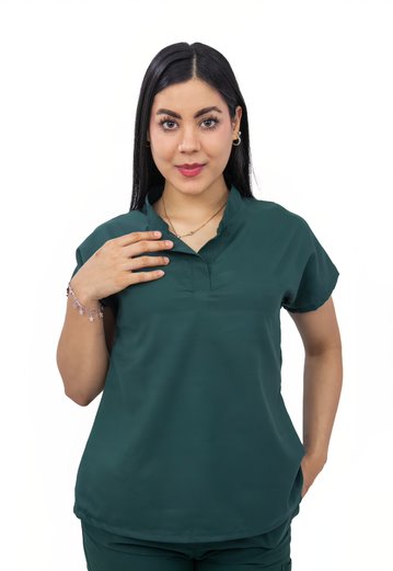 Foto 4 pulgar | Pijama Quirúrgica Verde para Mujer