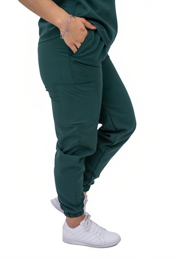 Foto 5 pulgar | Pijama Quirúrgica Verde para Mujer