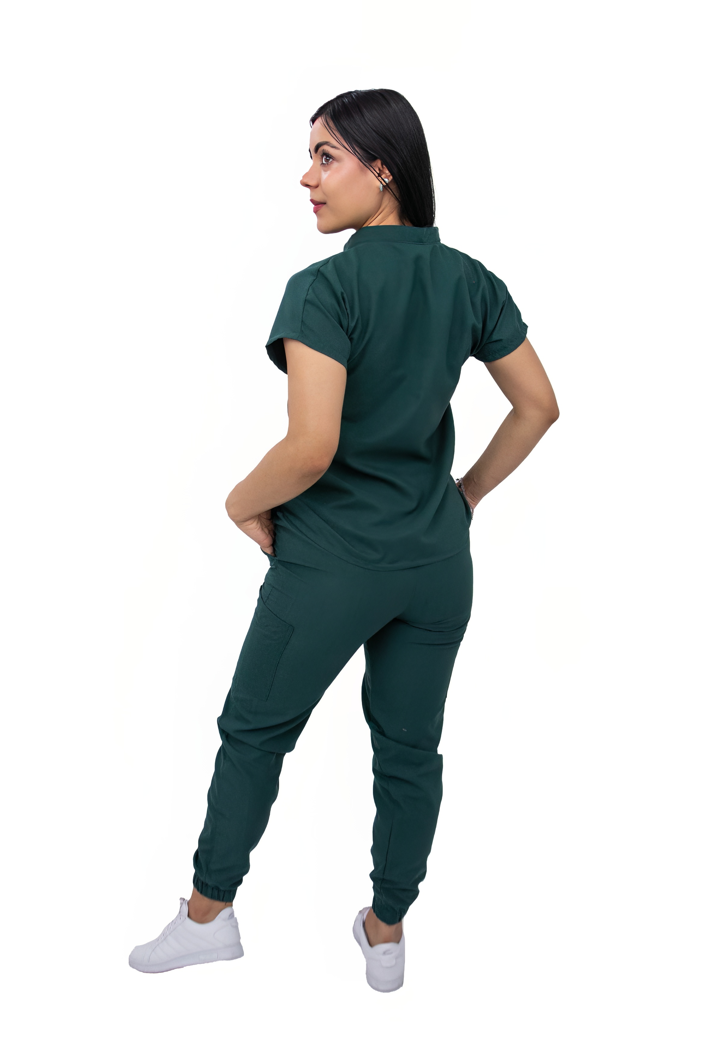Foto 6 pulgar | Pijama Quirúrgica Verde para Mujer