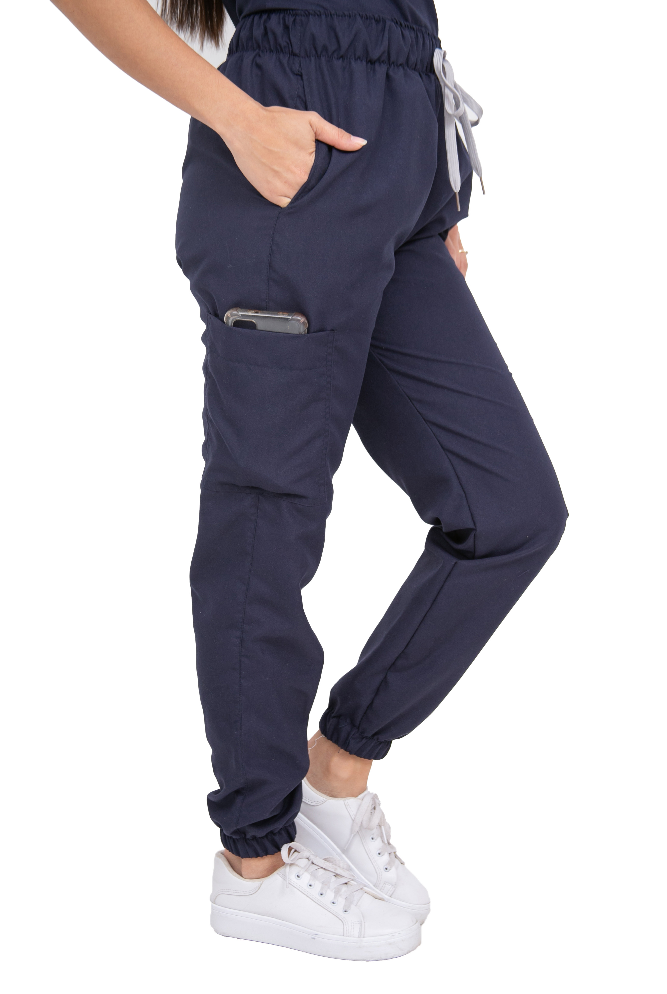 Foto 5 pulgar | Pijama Quirúrgica Azul para Mujer
