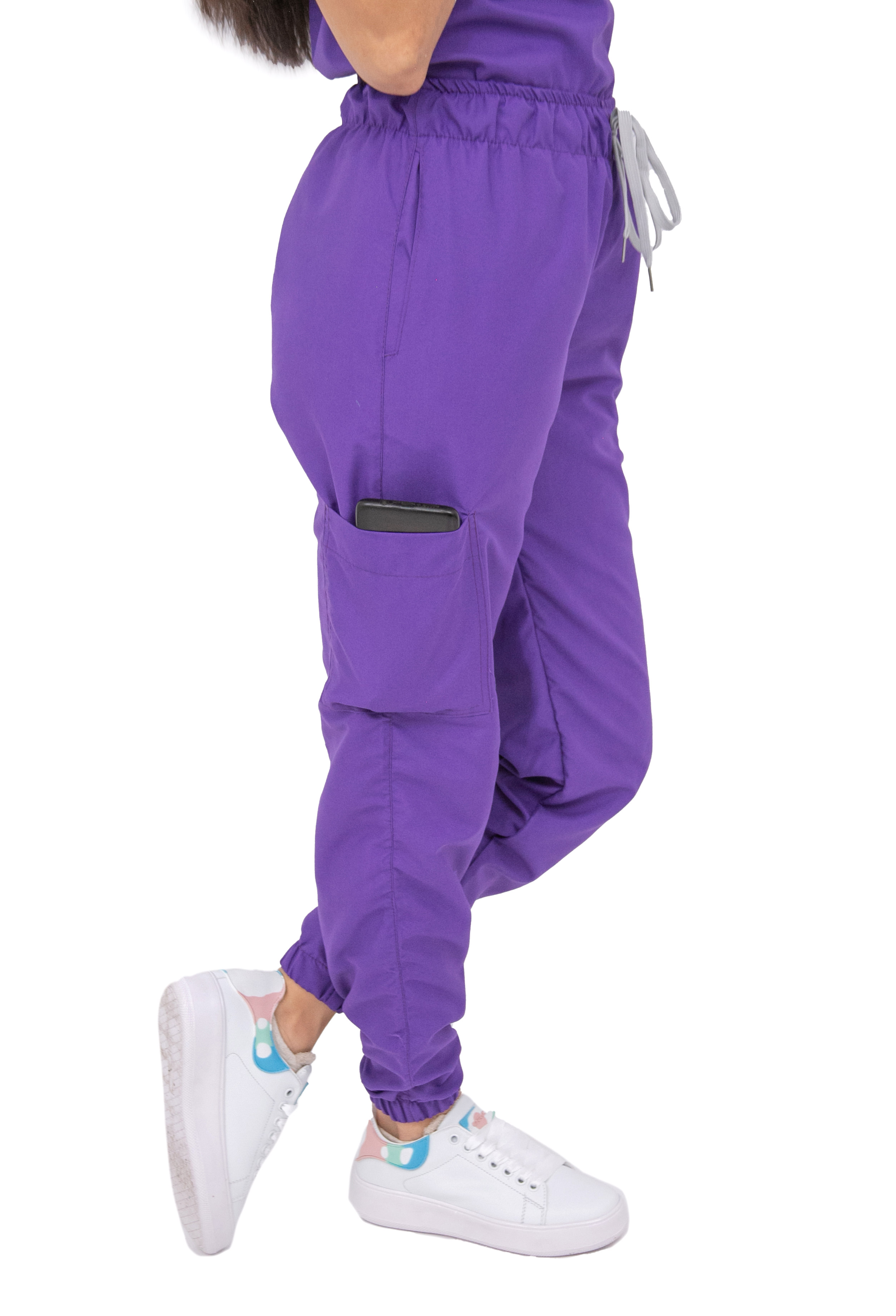 Foto 5 pulgar | Uniforme Quirúrgico Repelente Morado para Mujer