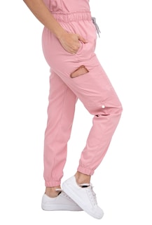 Foto 4 | Pijama Quirúrgica Rosa para Mujer
