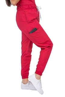 Foto 4 | Pijama Quirúrgica Roja para Mujer