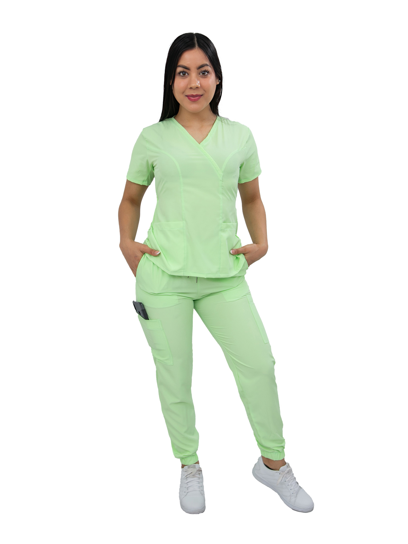 Foto 2 pulgar | Uniforme Quirúrgico Jogger Stretch Gretel Kolorum color Pistache
