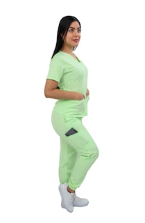 Foto 3 | Uniforme Quirúrgico Jogger Stretch Gretel Kolorum color Pistache