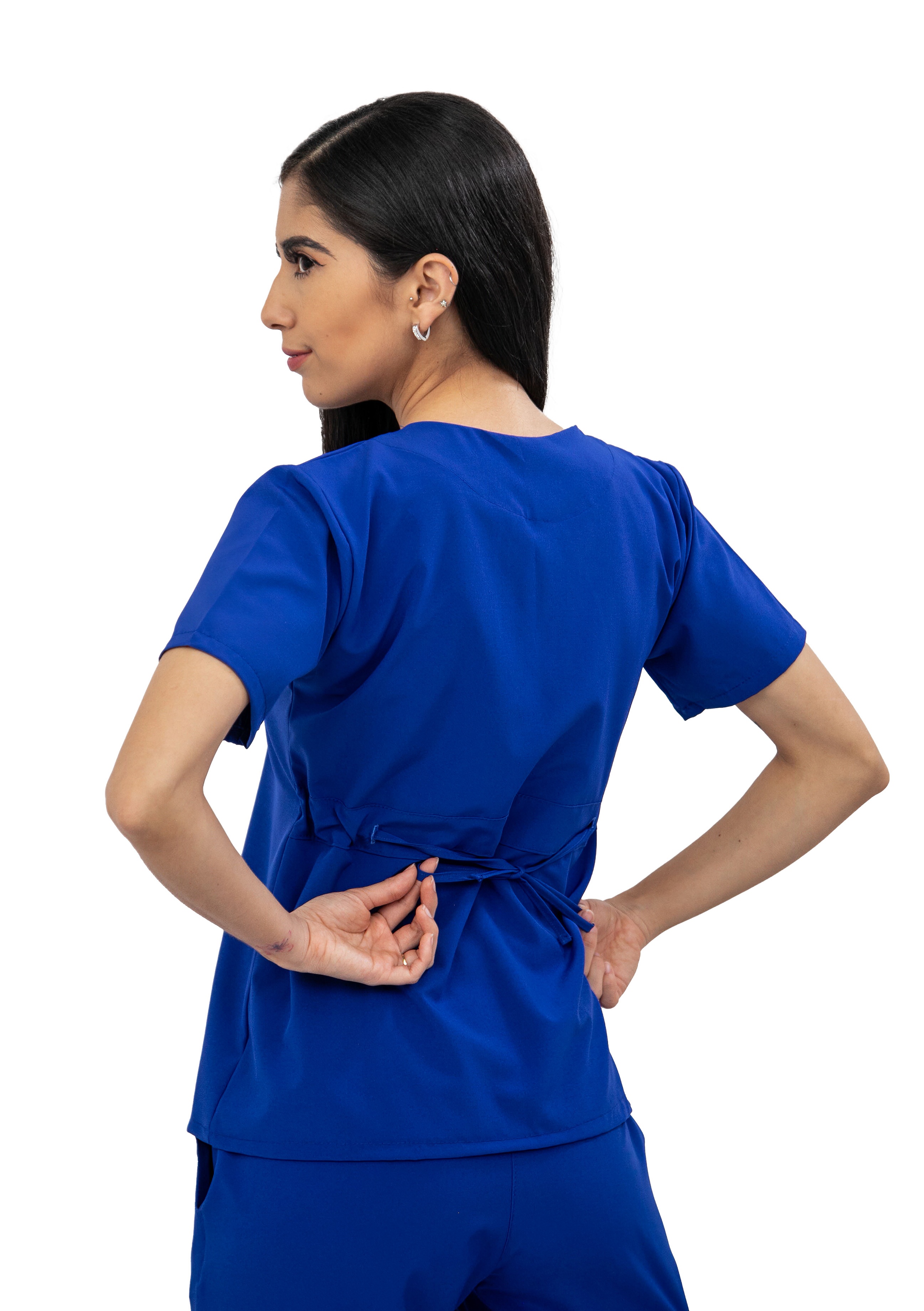 Foto 5 | Pijama Quirúrgica Jogger Stretch Antifluidos Azul para Dama
