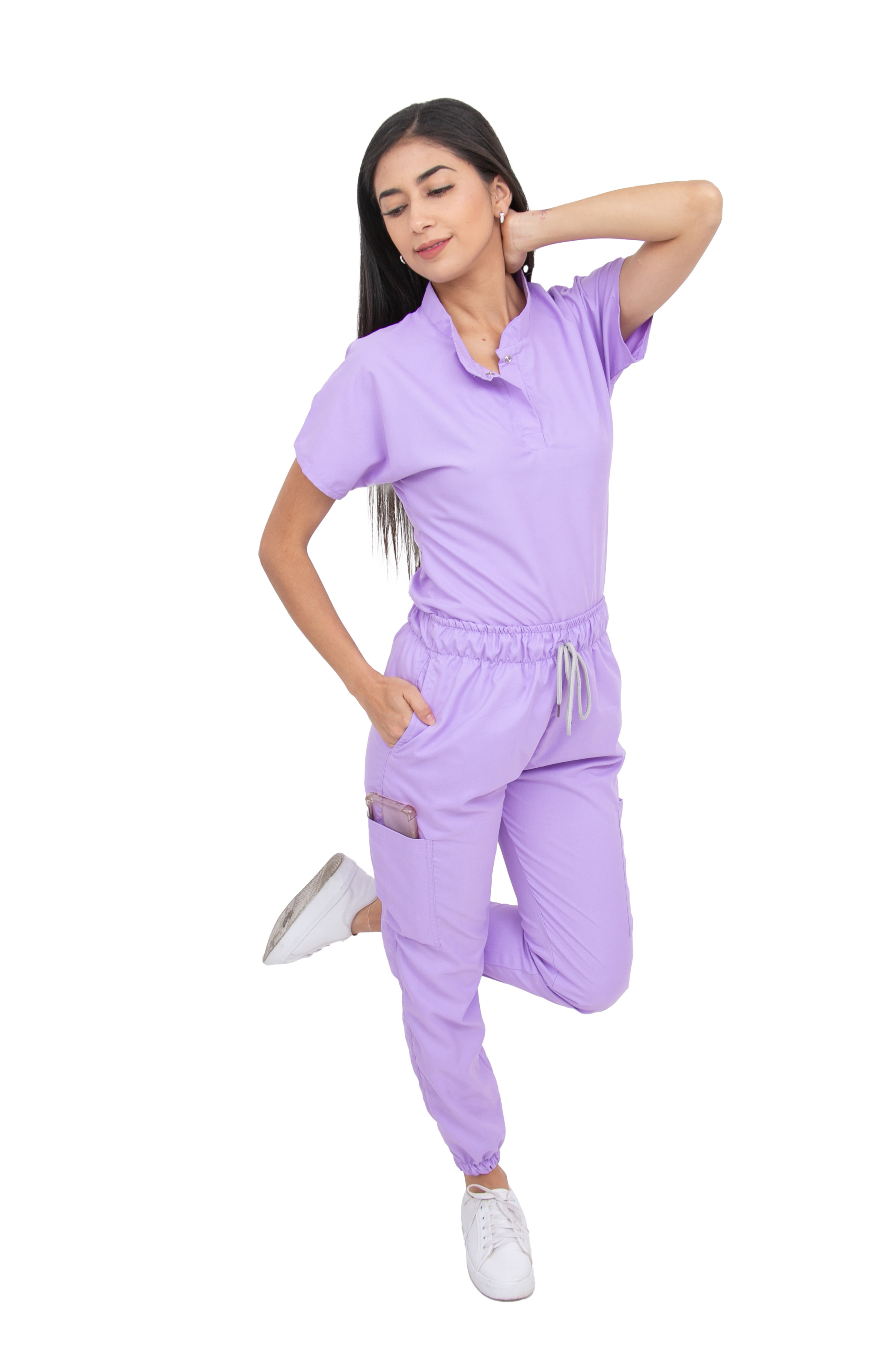 Foto 2 pulgar | Uniforme Quirúrgico Jogger Stretch Kolorum Lila