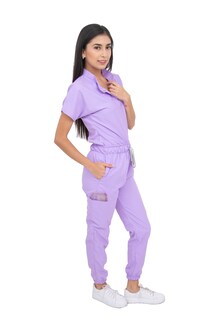 Foto 3 | Uniforme Quirúrgico Jogger Stretch Kolorum Lila