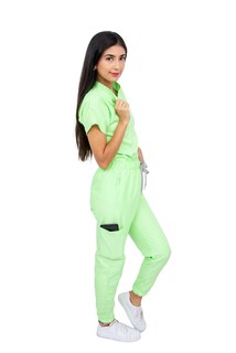 Foto 3 | Pijama Quirúrgica Verde para Mujer