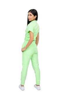 Foto 5 | Pijama Quirúrgica Verde para Mujer