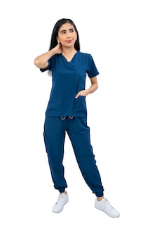 Foto 1 | Uniforme Quirúrgico Jogger Stretch Gretel Kolorum Petróleo