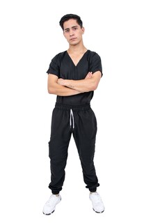 Foto 1 | Pijama Quirúrgica Jogger Antifluido Hombre Kolorum Negro