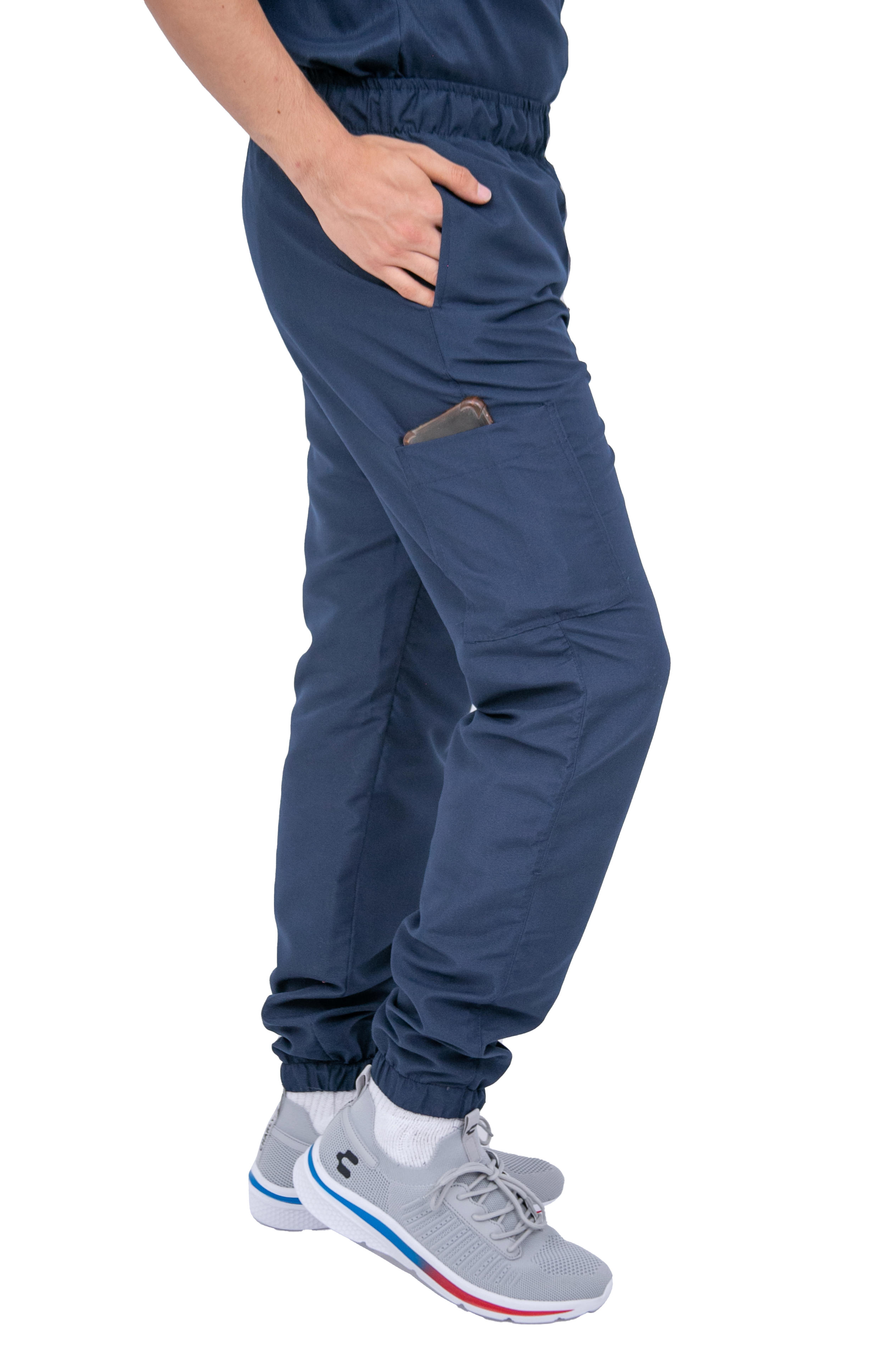 Foto 5 pulgar | Pijama Quirúrgica Jogger Antifluido Hombre Kolorum Marino