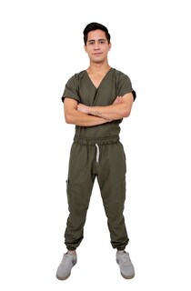 Foto 1 | Pijama Quirúrgica Jogger Antifluido Hombre Kolorum Militar