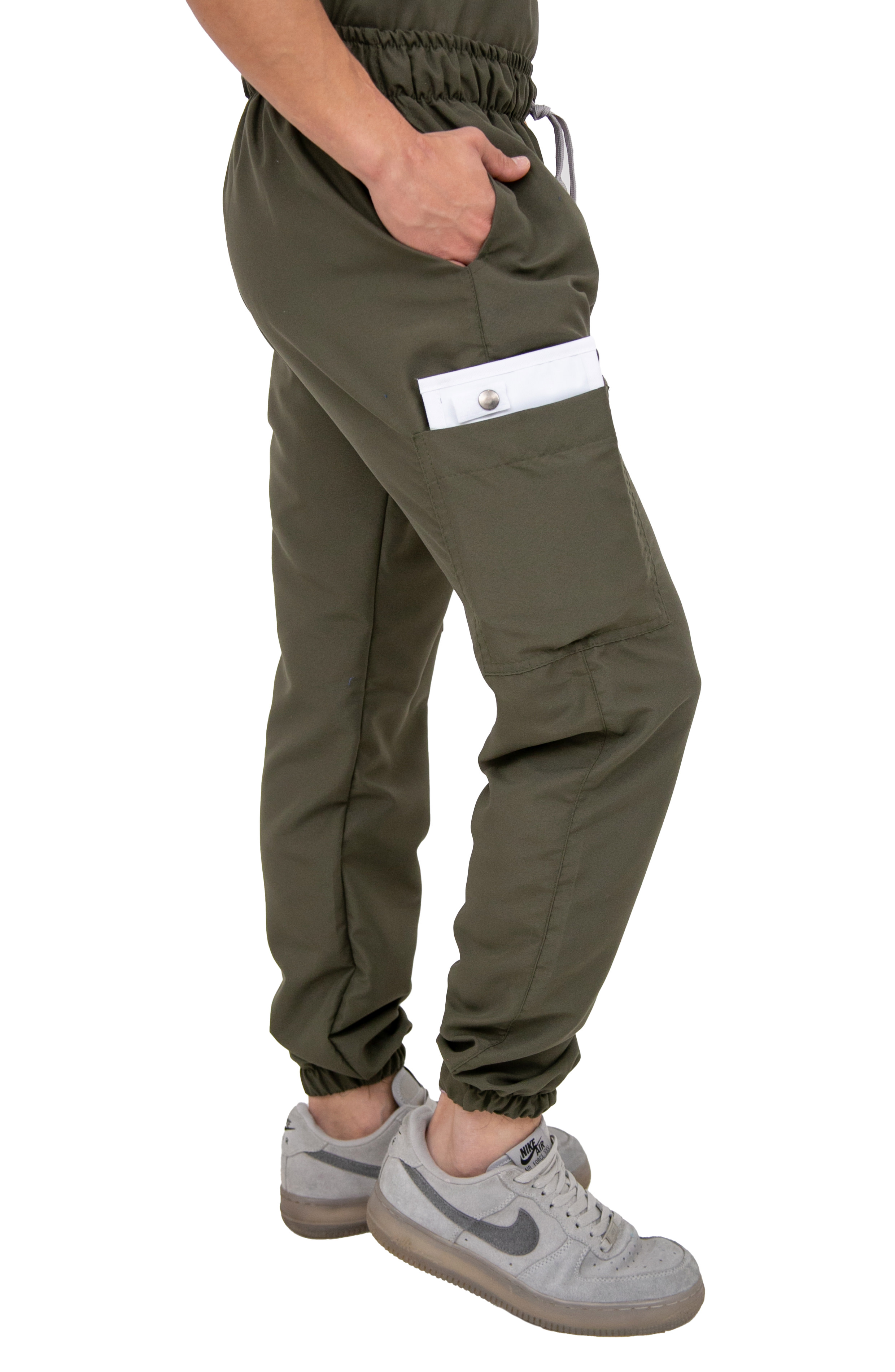 Foto 5 pulgar | Pijama Quirúrgica Jogger Antifluido Hombre Kolorum Militar