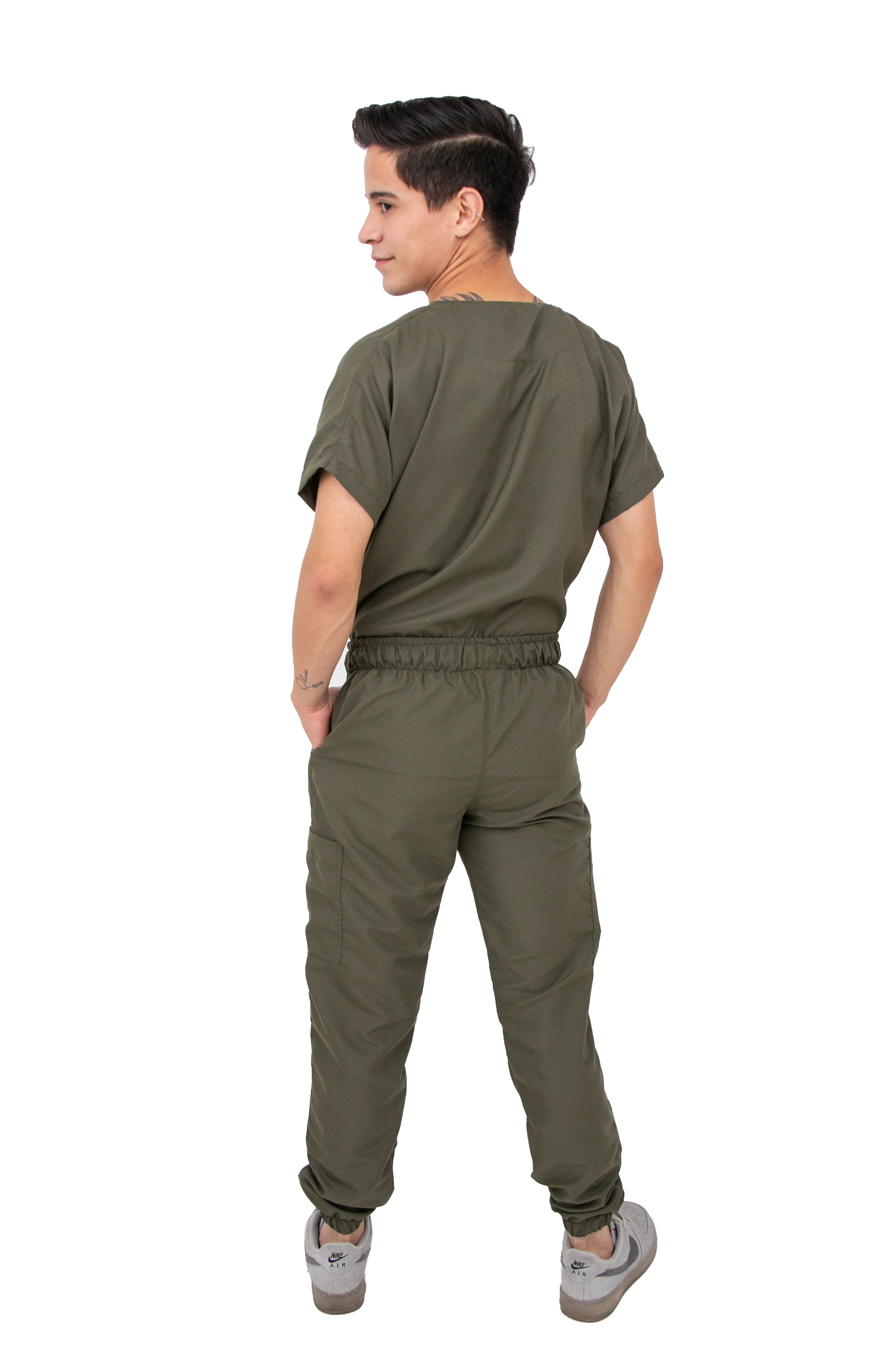 Foto 6 pulgar | Pijama Quirúrgica Jogger Antifluido Hombre Kolorum Militar