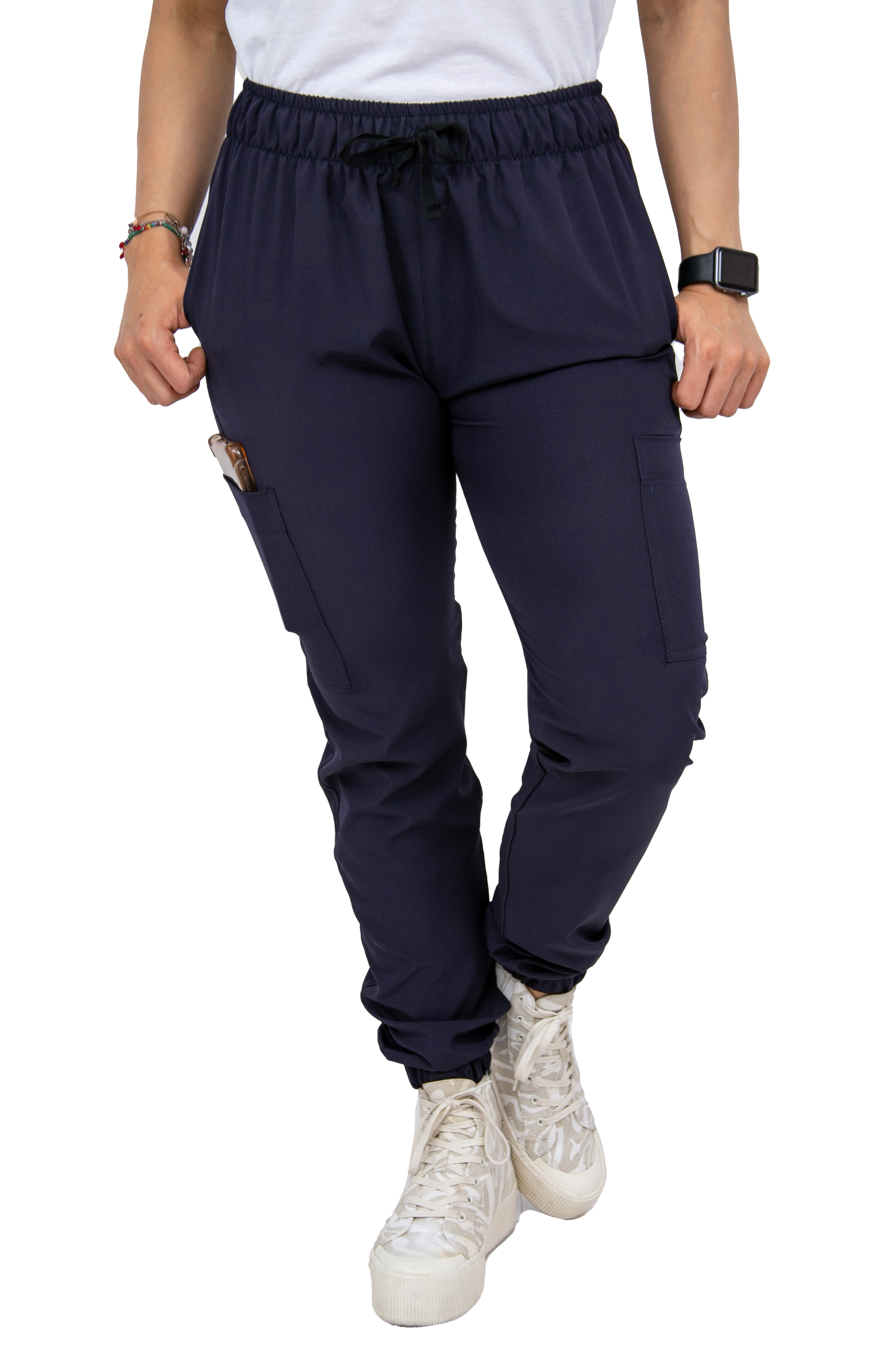 Foto 5 pulgar | Uniforme Quirúrgico Stretch Antifluidos Azul Marino para Mujer
