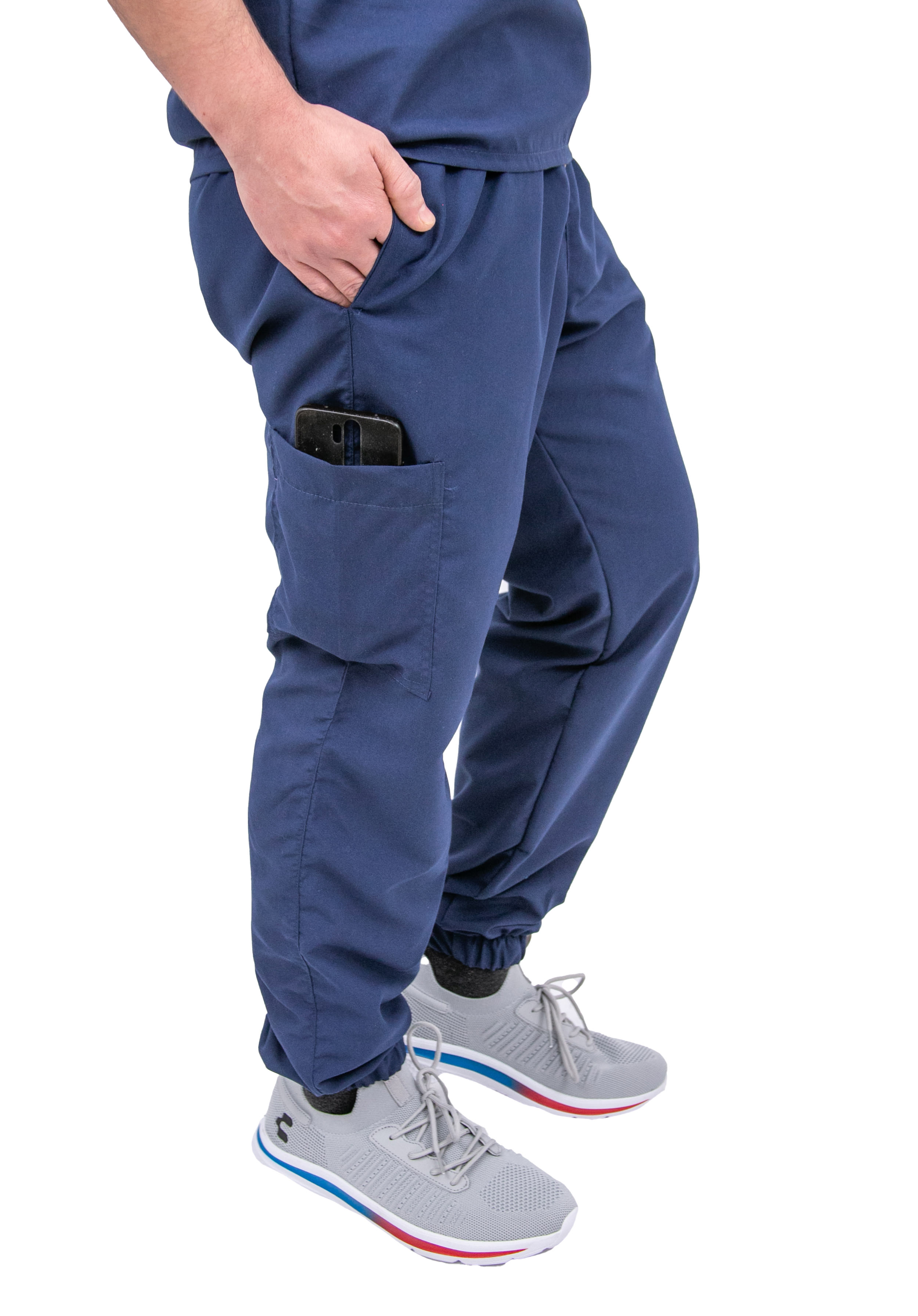 Foto 5 pulgar | Pijama Quirúrgica Jogger Azul para Hombre