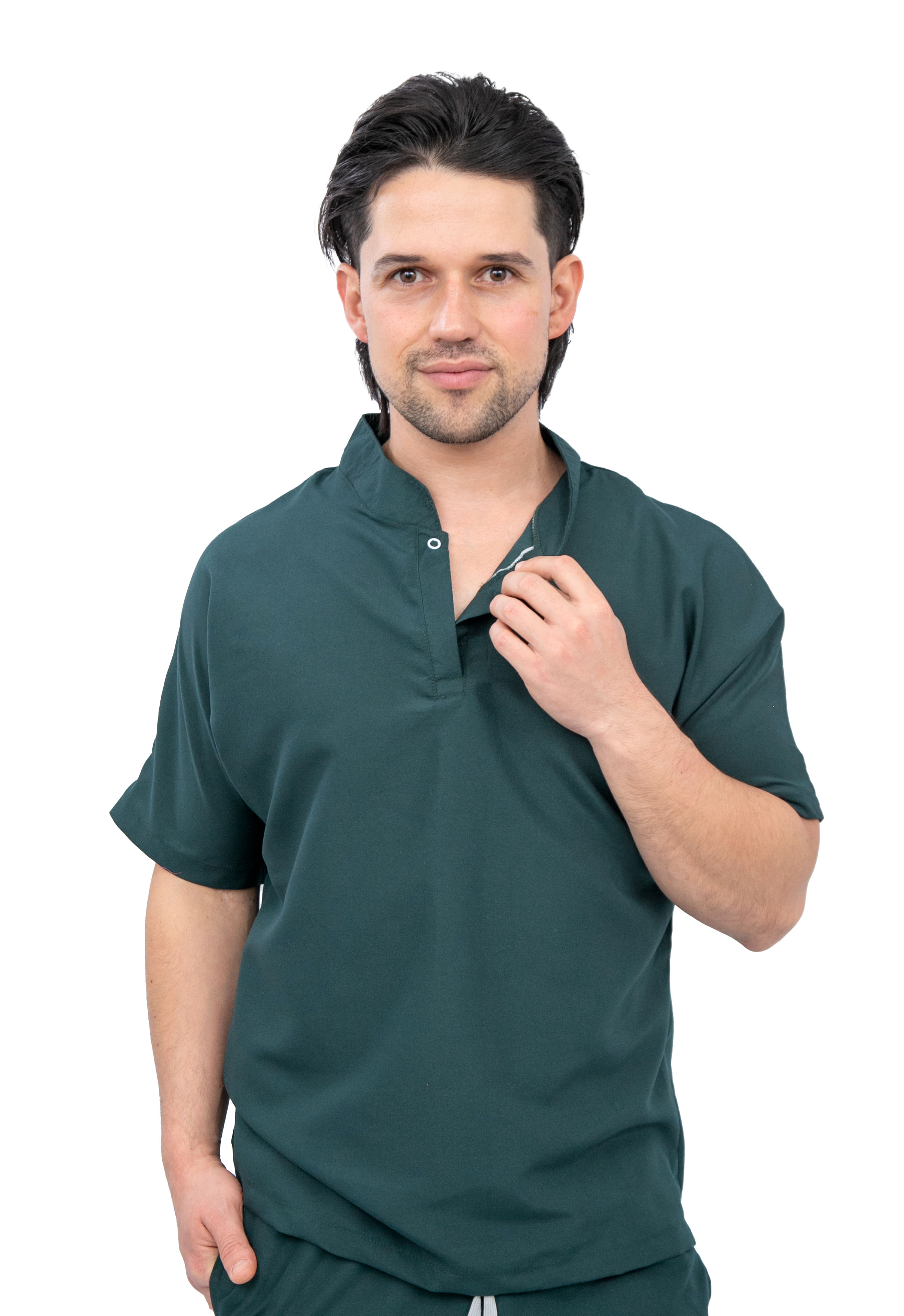 Foto 3 pulgar | Pijama Quirúrgica Jogger Verde para Hombre