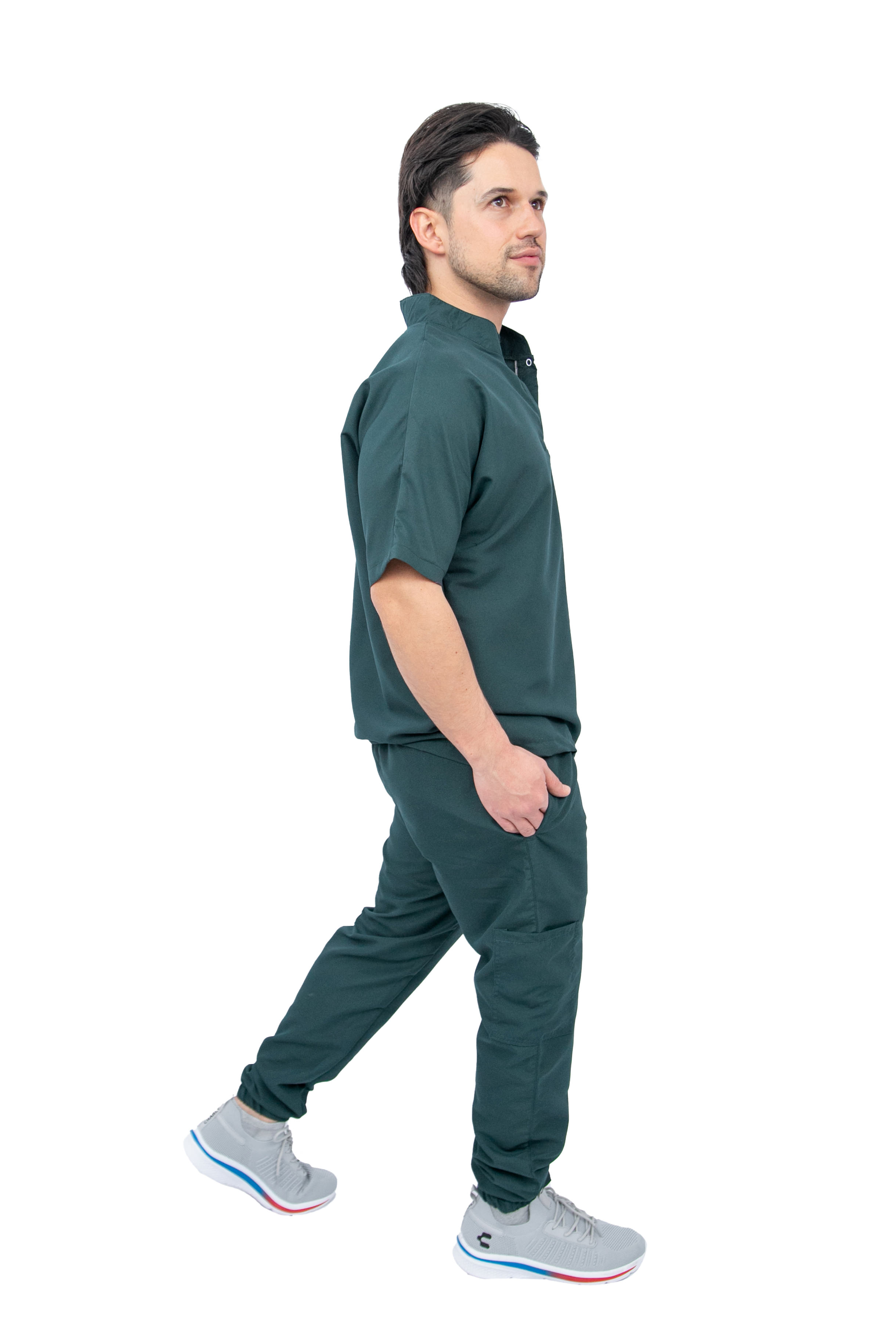 Foto 4 pulgar | Pijama Quirúrgica Jogger Verde para Hombre