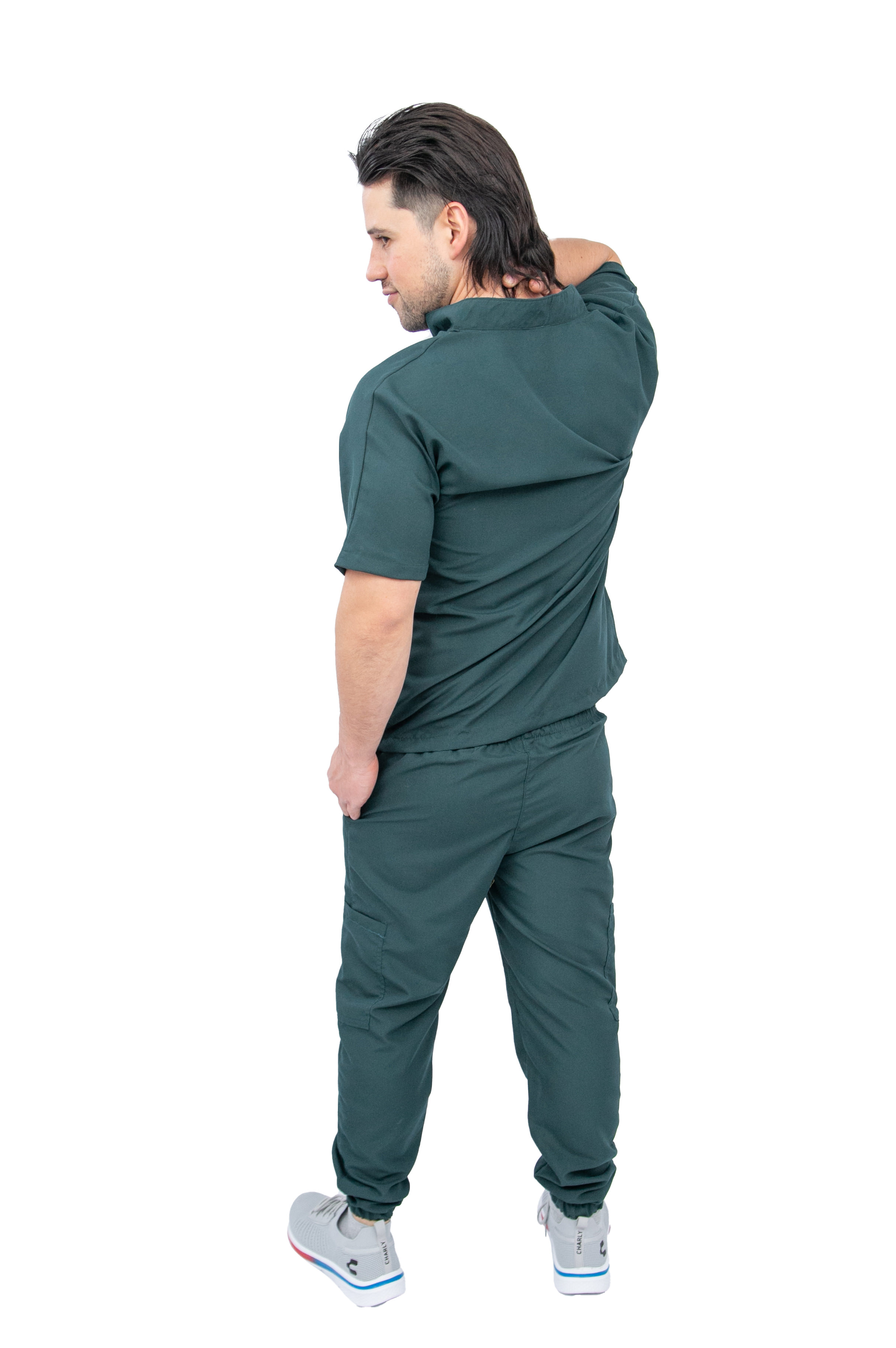 Foto 6 pulgar | Pijama Quirúrgica Jogger Verde para Hombre