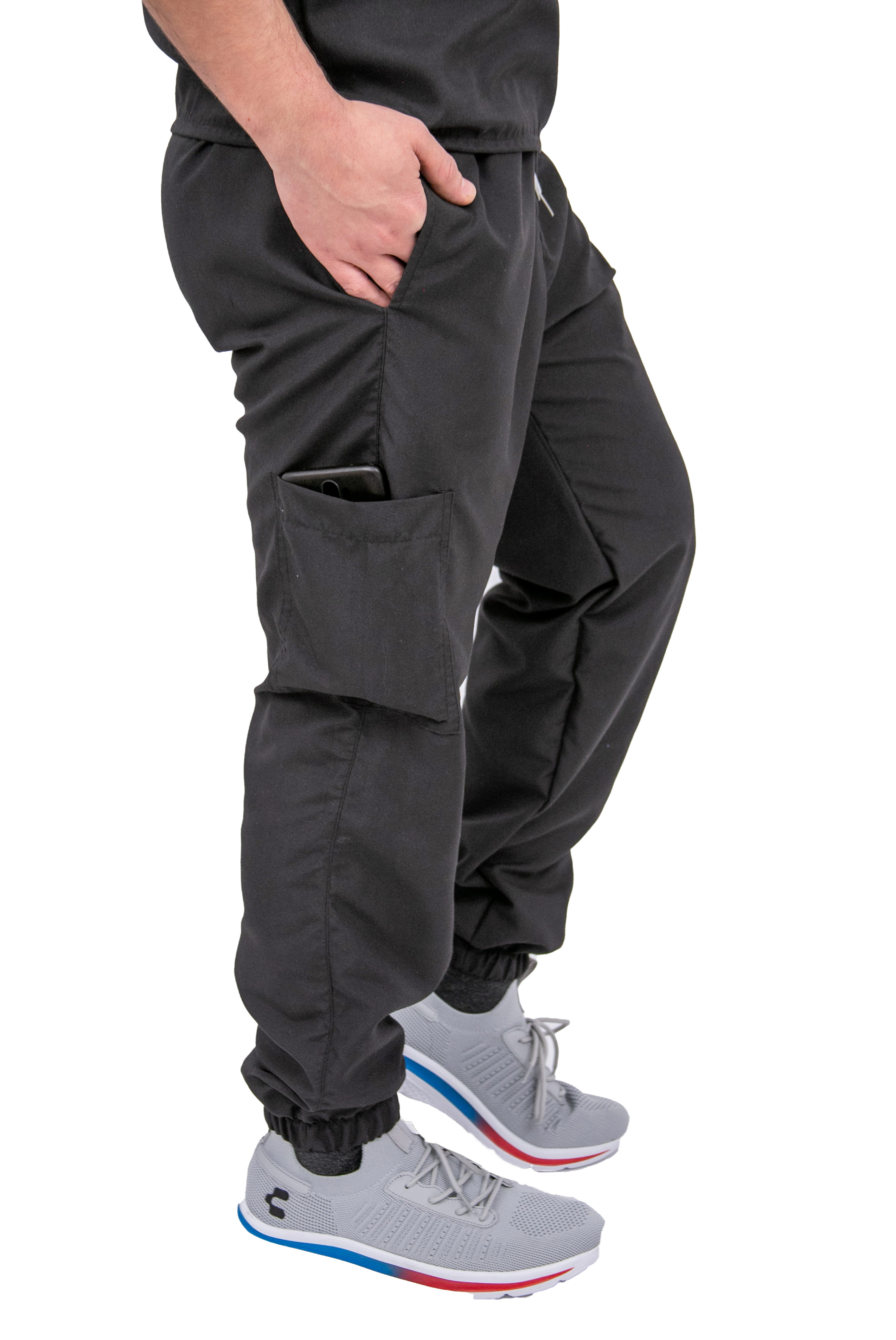 Foto 4 | Pijama Quirúrgica Jogger Negra para Hombre