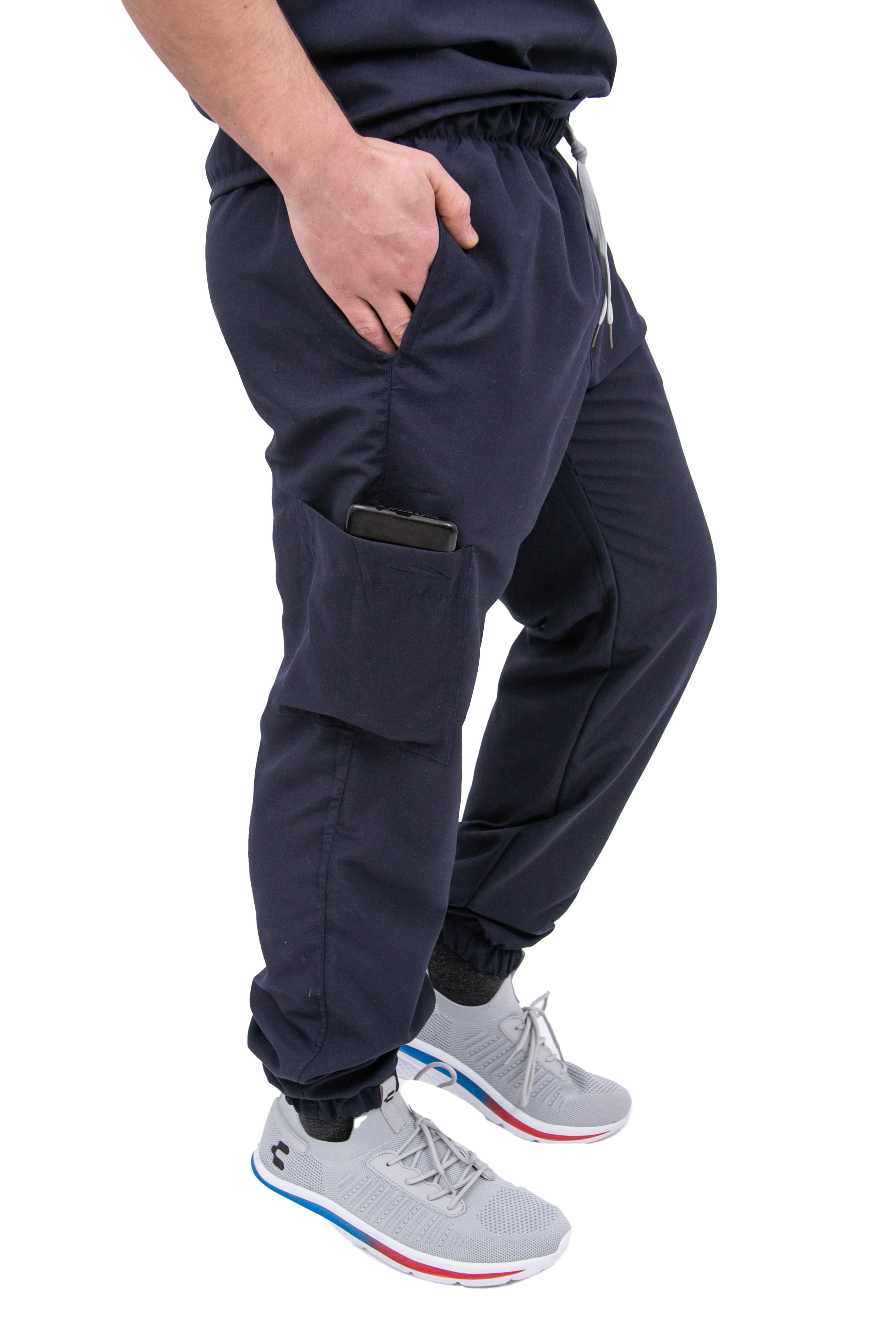 Foto 5 pulgar | Pijama Quirúrgica Jogger Azul Marino para Hombre
