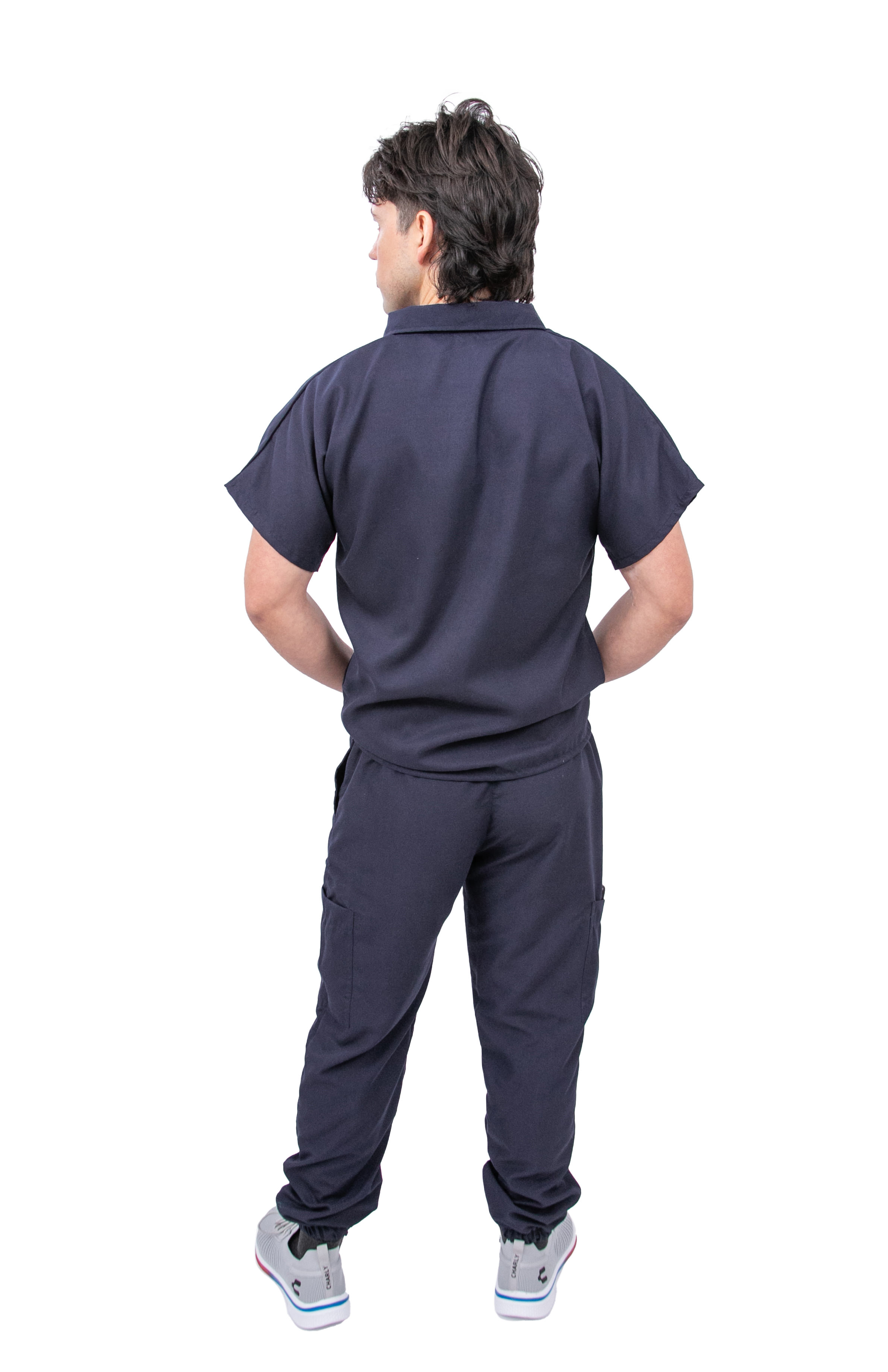 Foto 6 pulgar | Pijama Quirúrgica Jogger Azul Marino para Hombre