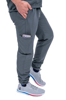 Foto 4 | Pijama Quirúrgica Gris Oxford para Hombre