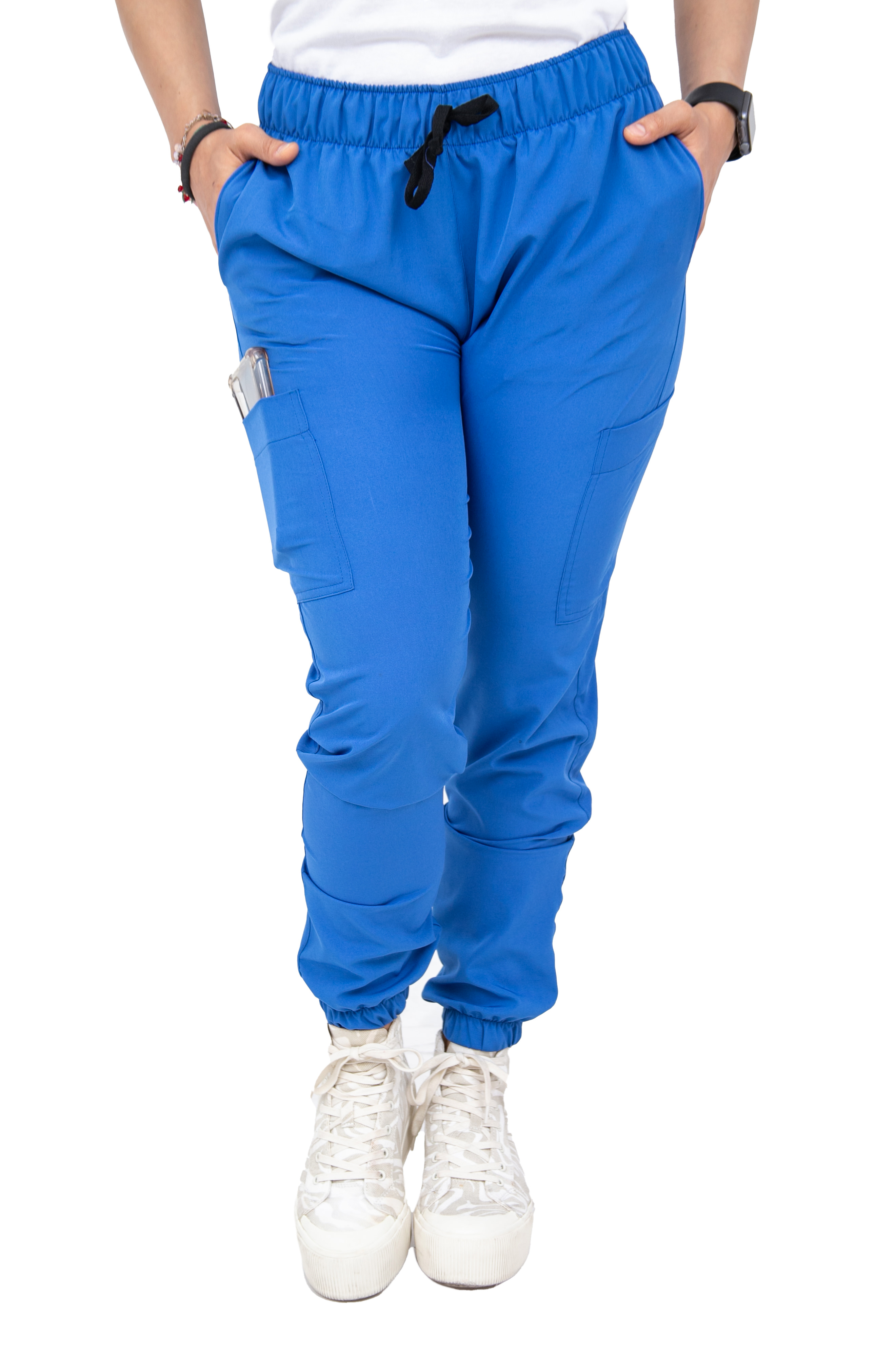 Foto 5 pulgar | Uniforme Quirúrgico Stretch Antifluidos Mujer Jogger Azul