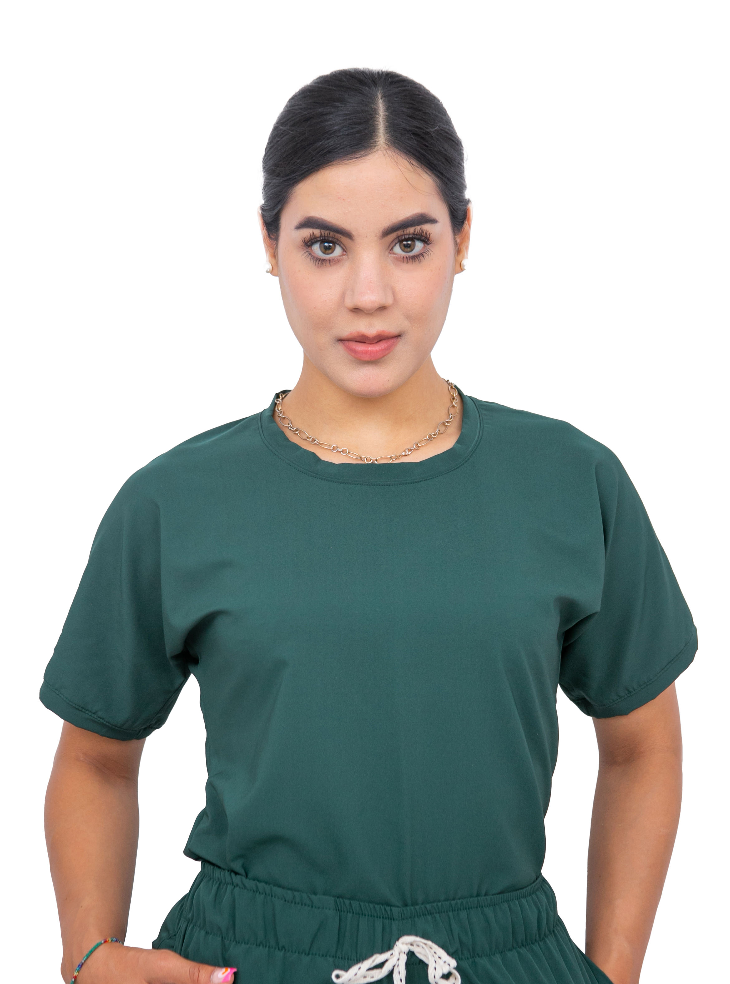 Foto 3 pulgar | Uniforme Quirúrgico Stretch Antifluidos Mujer Jogger Verde